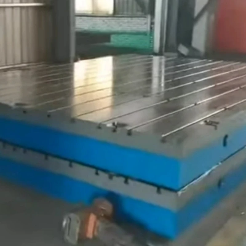 Finished Product Display Of Cast Iron T Slot Platform