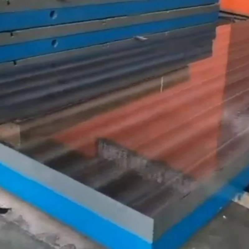 The 2 Meter By 6 Meter Cast Iron Scraping And Lapping Platform Is Awaiting Shipment